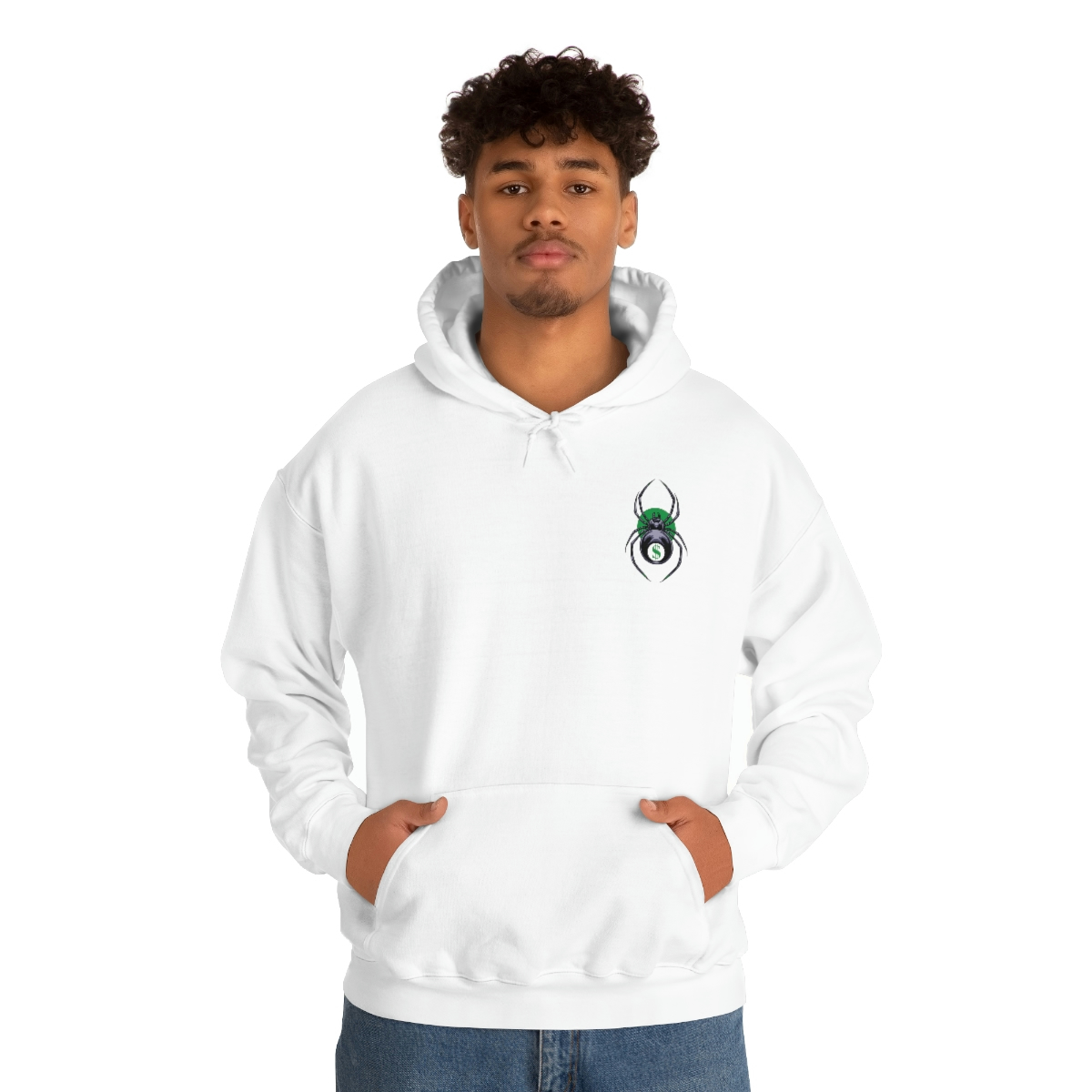 Spider Money Design Hooded Sweatshirt - Image 13