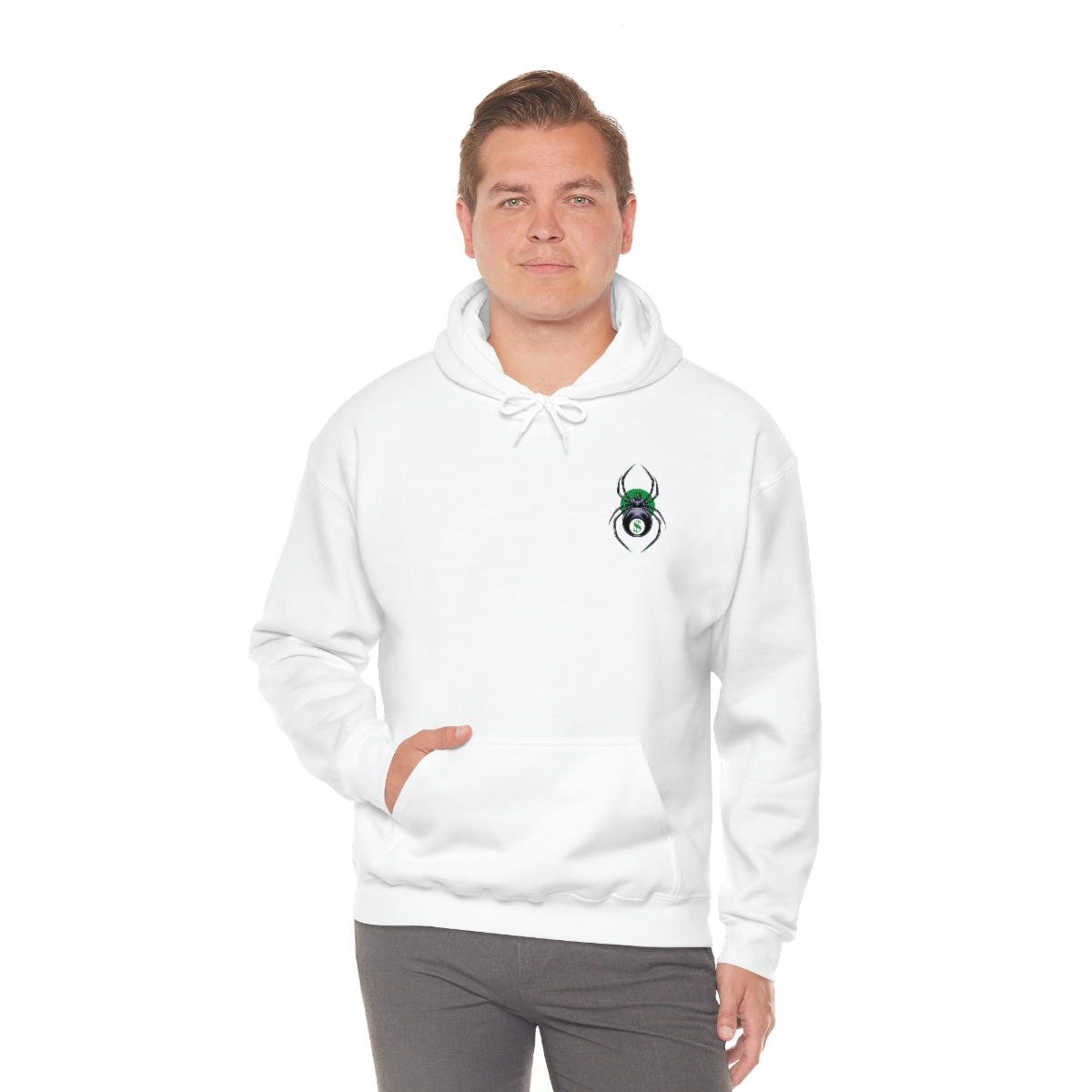 Spider Money Design Hooded Sweatshirt - Image 15