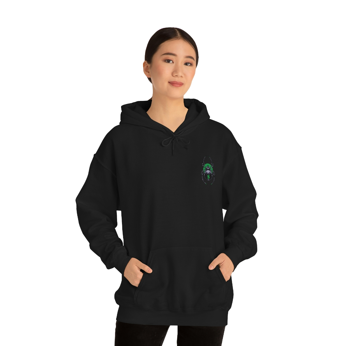 Spider Money Design Hooded Sweatshirt - Image 3