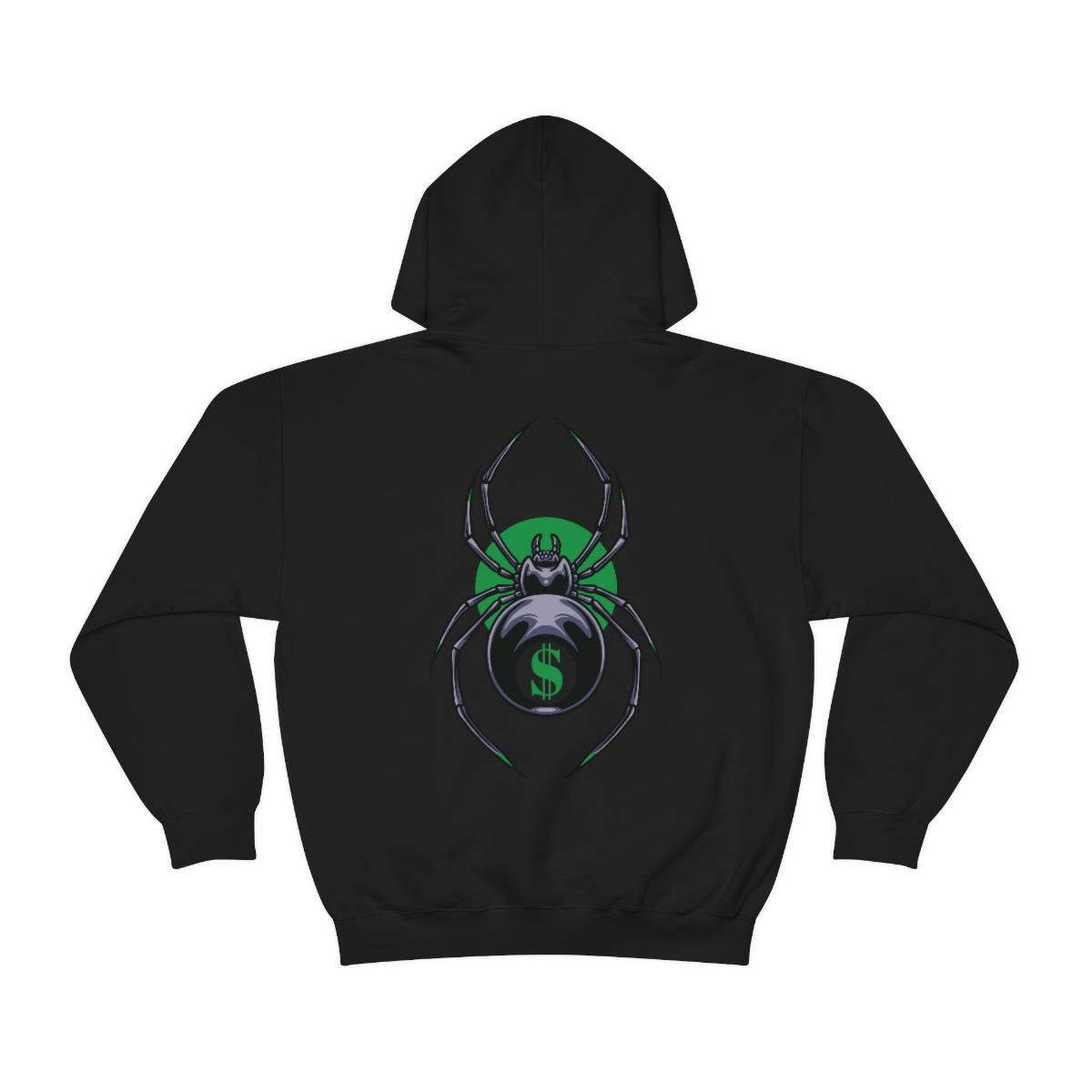 Spider Money Design Hooded Sweatshirt